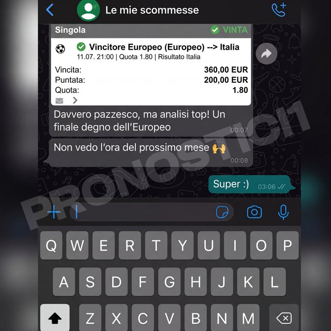 Prova di un cliente