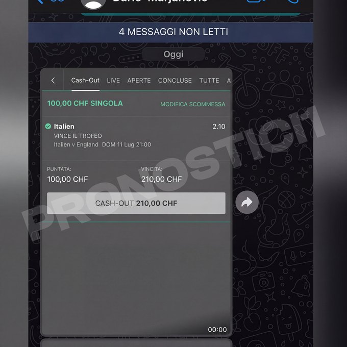 Prova di un cliente