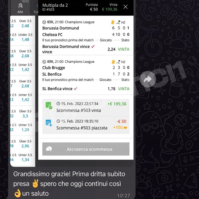 Prova di un cliente
