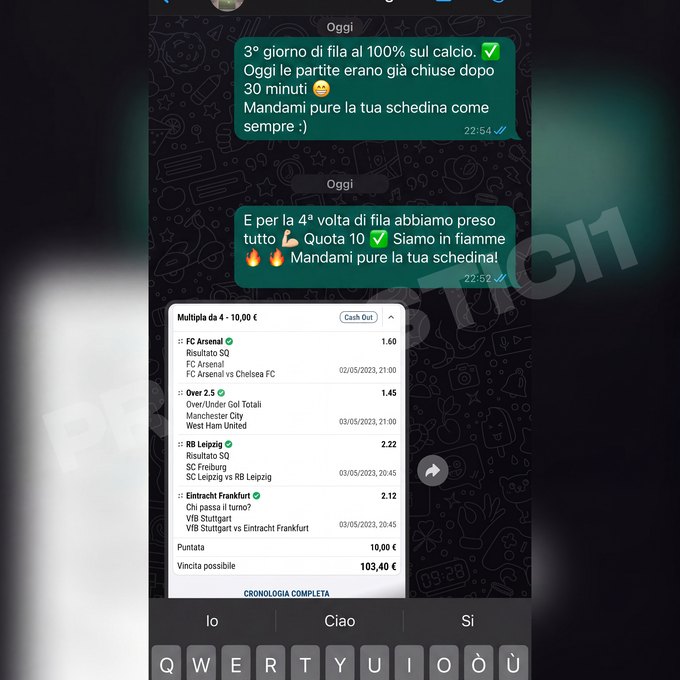 Prova di un cliente