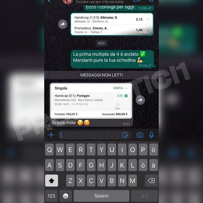 Prova di un cliente