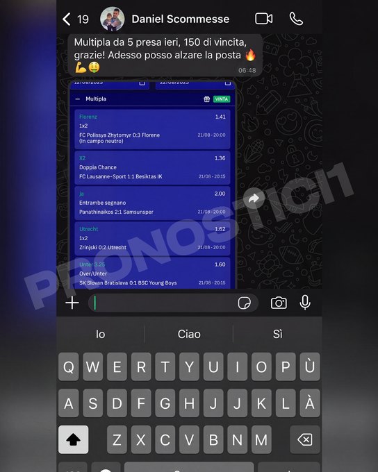 Prova di un cliente